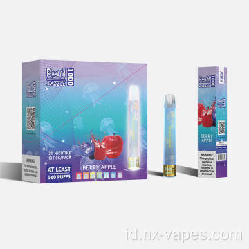 Grosir vape randm mempesona 1000 puffs
